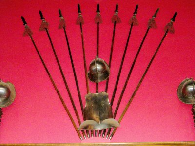 Weapons of Edinburh's Great Hall.
